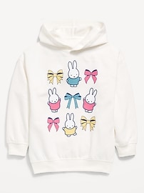 Image number 2 showing, Miffy™ Oversized Graphic Tunic Hoodie for Girls