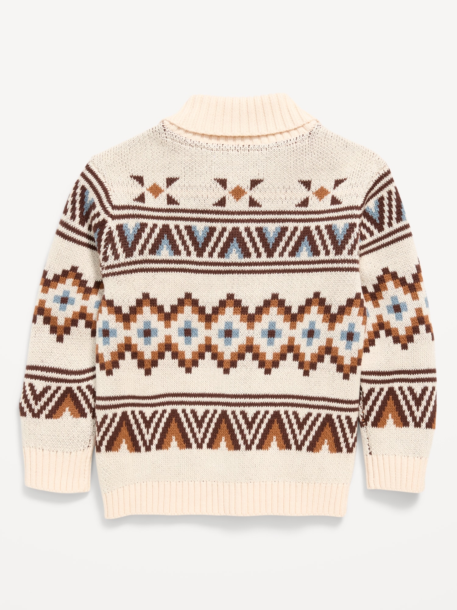 Oversized Shawl Collar Sweater for Toddler Boys