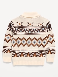 Image number 3 showing, Oversized Shawl Collar Sweater for Toddler Boys