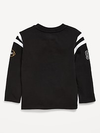 Image number 2 showing, Oversized Football Graphic T-Shirt for Toddler Boys