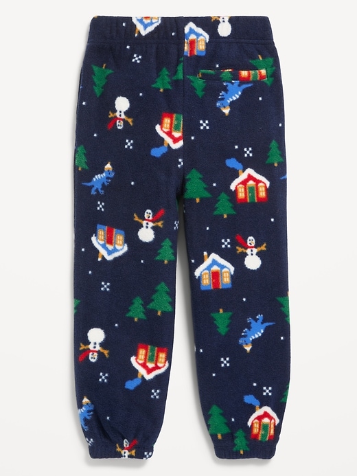 Image number 2 showing, Printed Microfleece Joggers for Toddler Boys