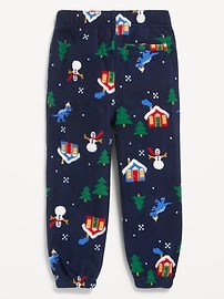 Image number 2 showing, Printed Microfleece Joggers for Toddler Boys