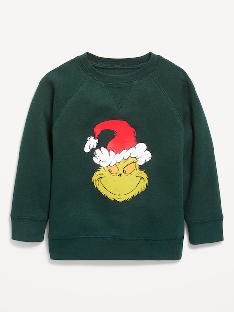 Dr. Seuss™ Grinch Unisex Graphic Sweatshirt for Toddler