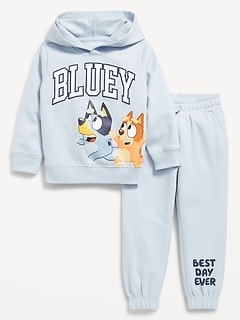 Bluey™ Unisex Hoodie and Jogger Sweatpants Set for Toddler