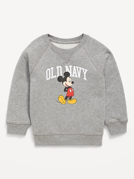 Image number 1 showing, Disney© Mickey Unisex Logo Graphic Sweatshirt for Toddler