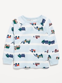 Image number 1 showing, Printed Long-Sleeve Thermal-Knit T-Shirt for Toddler Boys