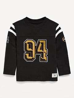 Oversized Football Graphic T-Shirt for Toddler Boys