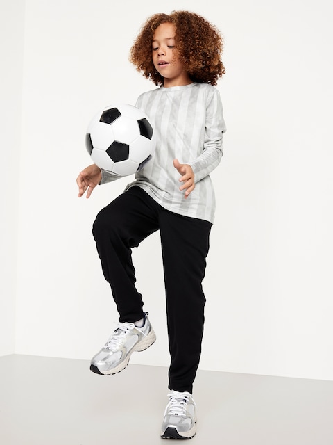 CloudMotion Performance T-Shirt for Boys - White Stripe