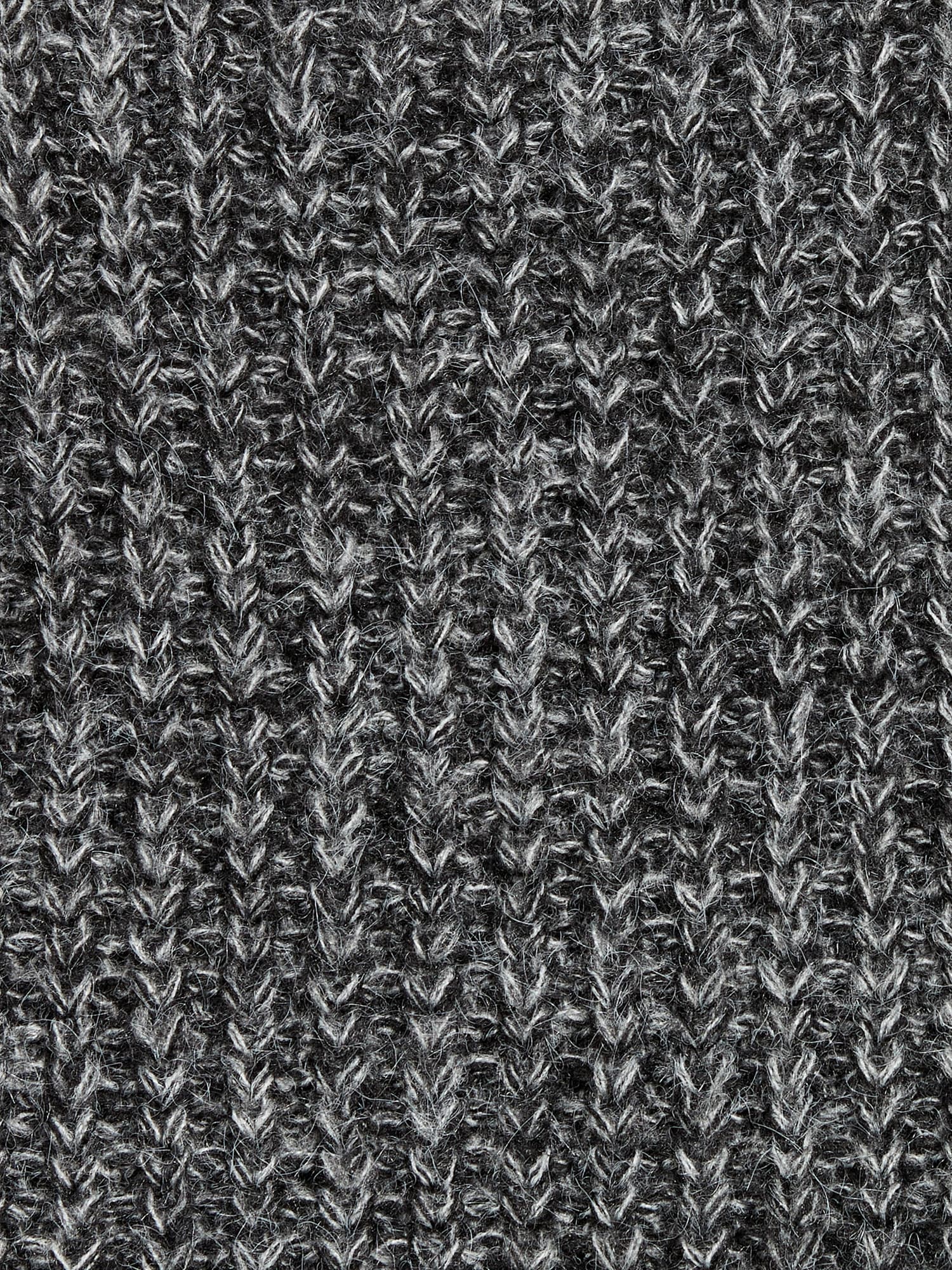 Shaker-Stitch Crew-Neck Tunic Sweater