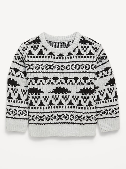 Image number 2 showing, SoSoft Oversized Holiday Graphic Sweater for Toddler Boys