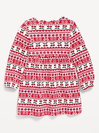 Image number 3 showing, Long-Sleeve Waffle-Knit Dress for Toddler Girls