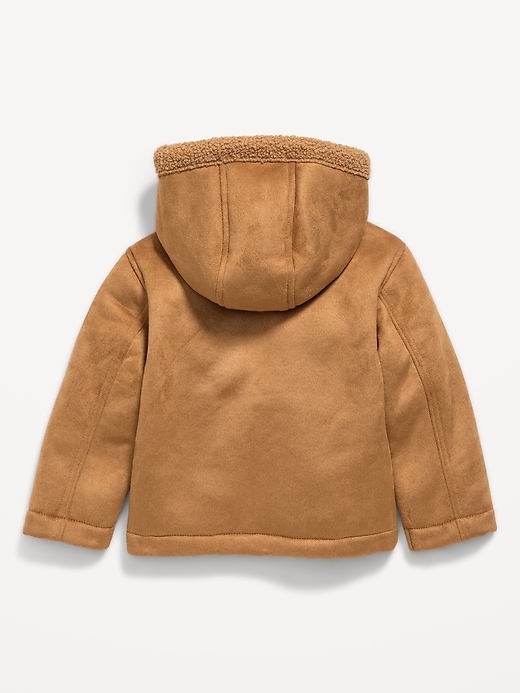 Image number 2 showing, Cozy Unisex Hooded Sherpa Jacket for Toddler