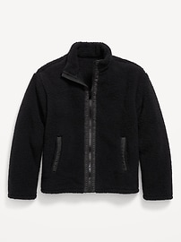 Image number 1 showing, Sherpa Zip Jacket for Boys