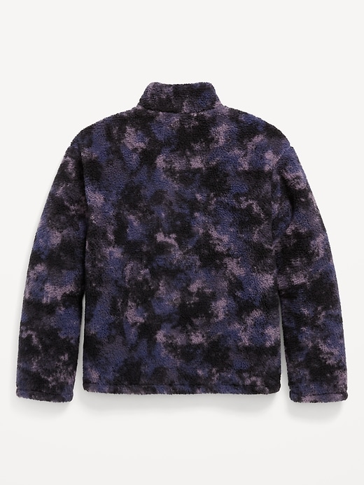Image number 3 showing, Printed Sherpa Zip Jacket for Boys