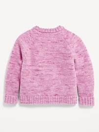 Image number 2 showing, Printed Crew-Neck Sweater for Toddler Girls