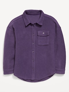 Cozy Oversized Shacket for Girls