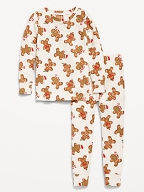 Image number 1 showing, Printed Snug-Fit Pajama Set for Toddler & Baby