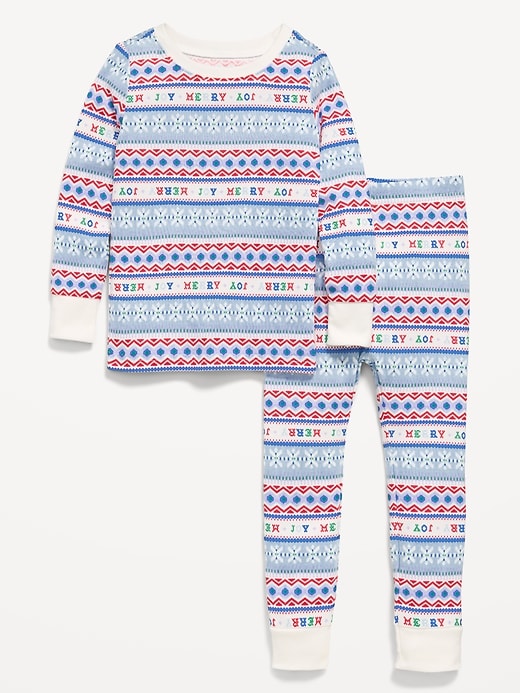 Image number 1 showing, Printed Snug-Fit Pajama Set for Toddler & Baby