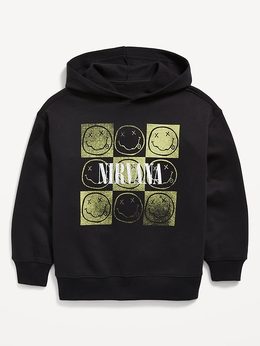 Image number 2 showing, Nirvana™ Oversized Gender-Neutral Hoodie for Kids