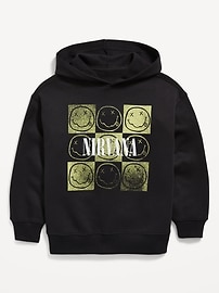 Image number 2 showing, Nirvana™ Oversized Gender-Neutral Hoodie for Kids
