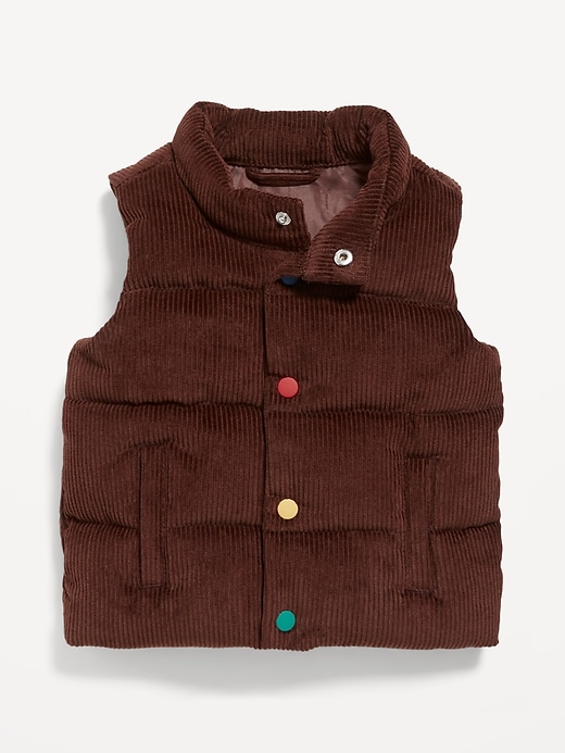 Image number 1 showing, Quilted Corduroy Vest for Baby
