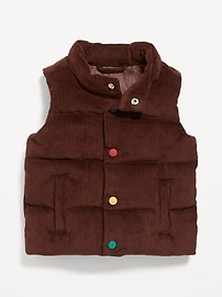 Image number 1 showing, Quilted Corduroy Vest for Baby