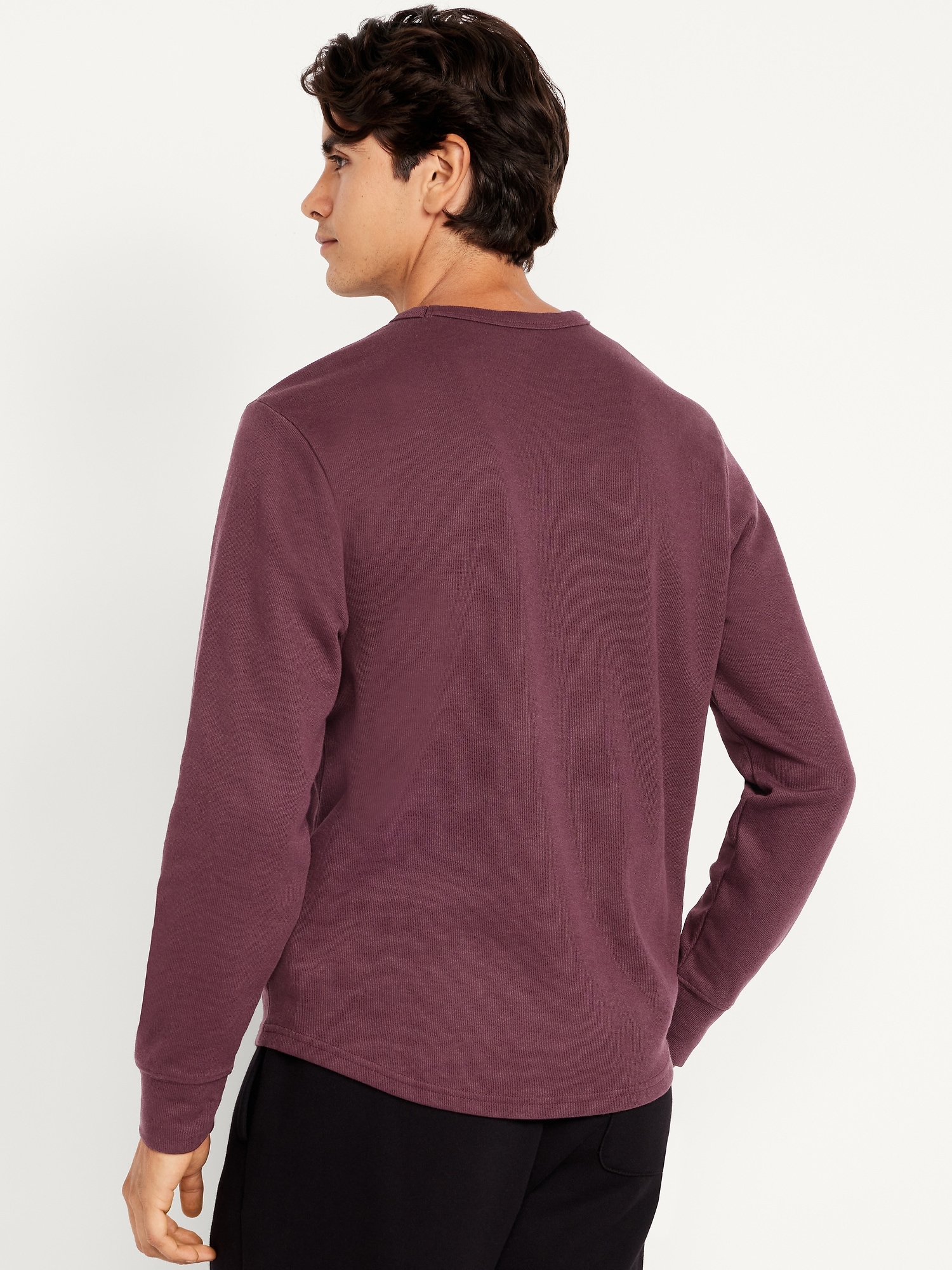 Long-Sleeve French Rib T-Shirt