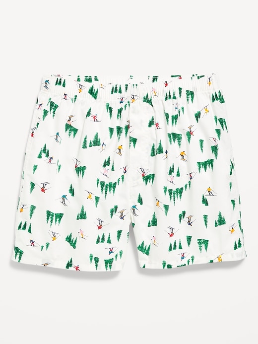 Image number 1 showing, Printed Boxer Shorts -- 3.75-inch inseam
