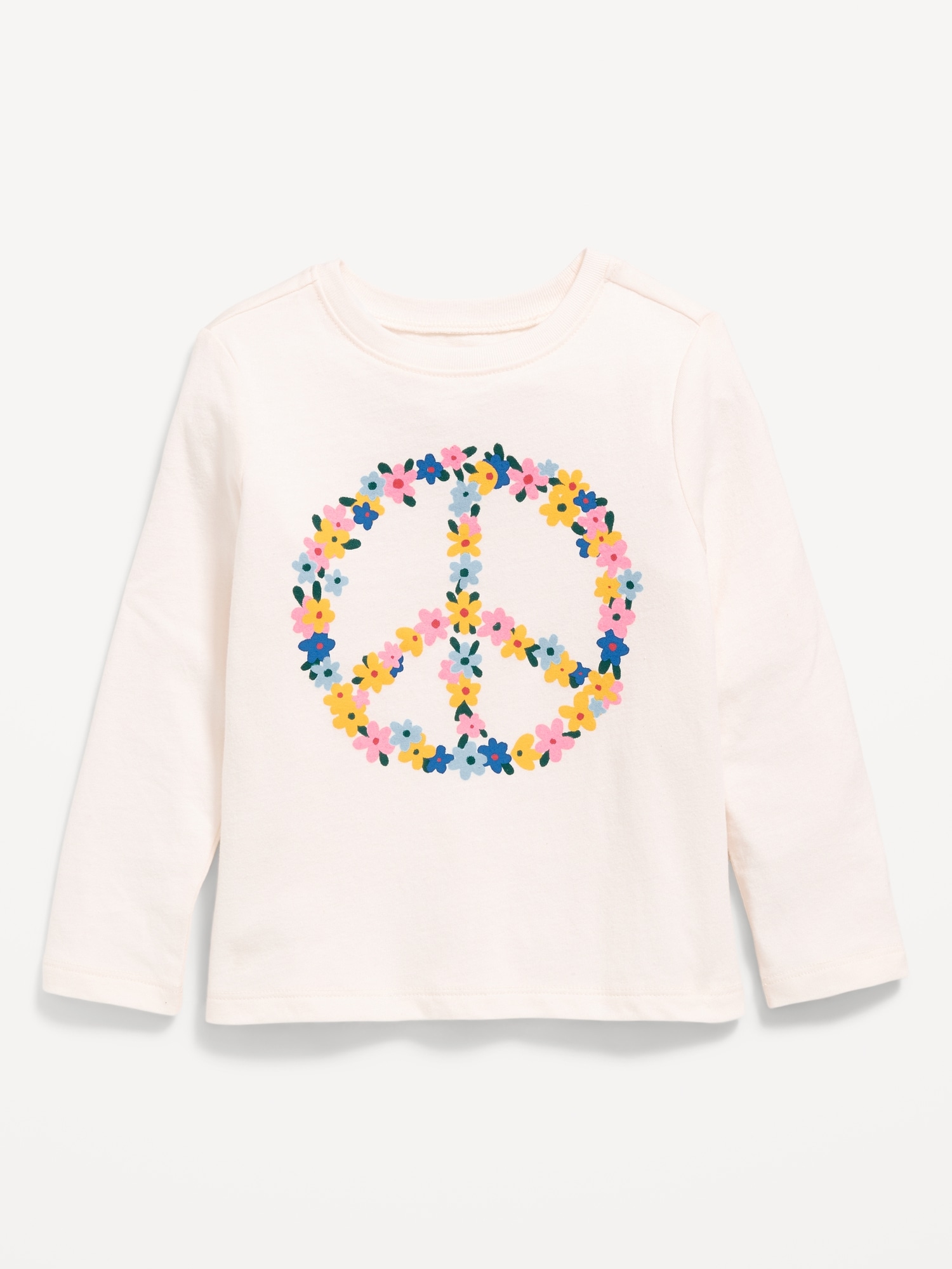 Long-Sleeve Holiday Graphic T-Shirt for Toddler Girls