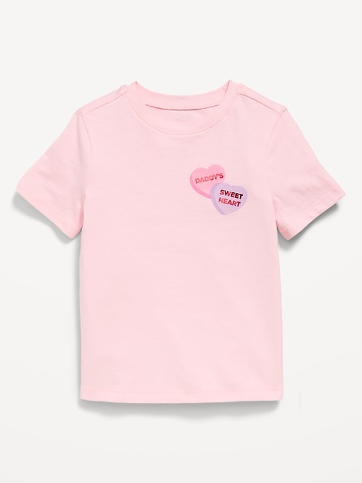 Image number 1 showing, Short-Sleeve Graphic T-Shirt for Toddler Girls