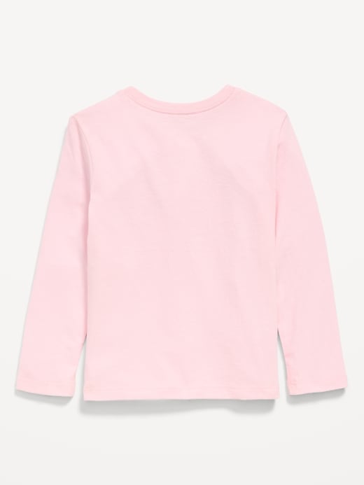 Image number 2 showing, Long-Sleeve Graphic T-Shirt for Toddler Girls
