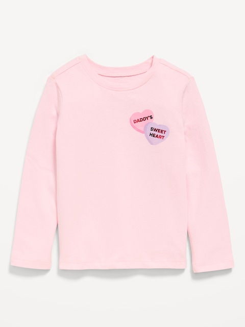 Long-Sleeve Graphic T-Shirt for Toddler Girls