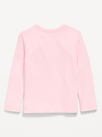 Image number 2 showing, Long-Sleeve Graphic T-Shirt for Toddler Girls