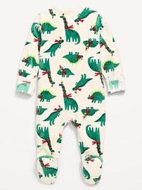 Image number 2 showing, Velvet 2-Way-Zip Sleep & Play Footed One-Piece for Baby