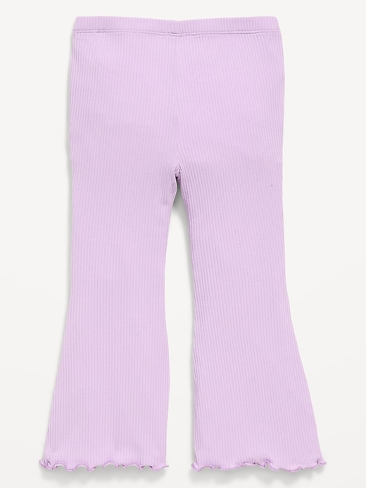Image number 2 showing, Ribbed Flared Leggings for Toddler Girls