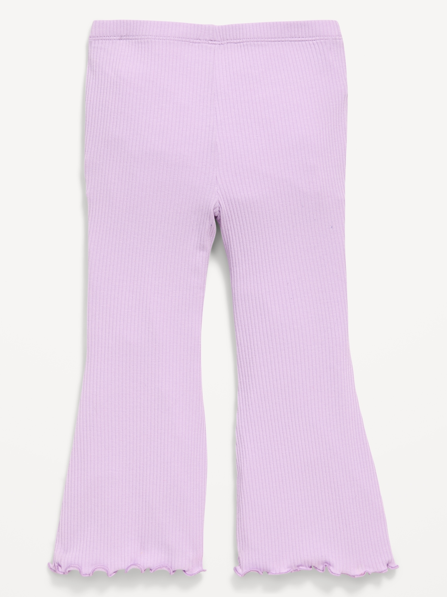 Ribbed Flared Leggings for Toddler Girls