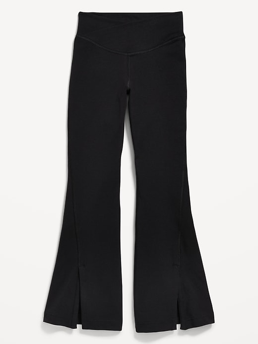 Image number 4 showing, High-Waisted PowerChill Flare Leggings for Girls