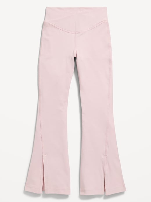 Image number 1 showing, High-Waisted PowerChill Flare Leggings for Girls