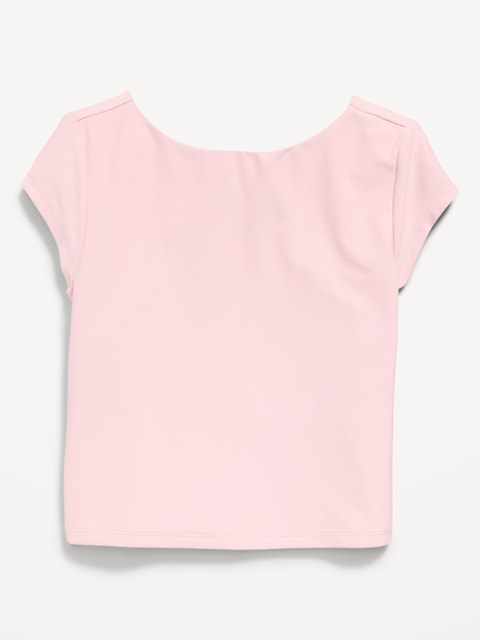 PowerSoft Fitted Twist Back Top for Girls