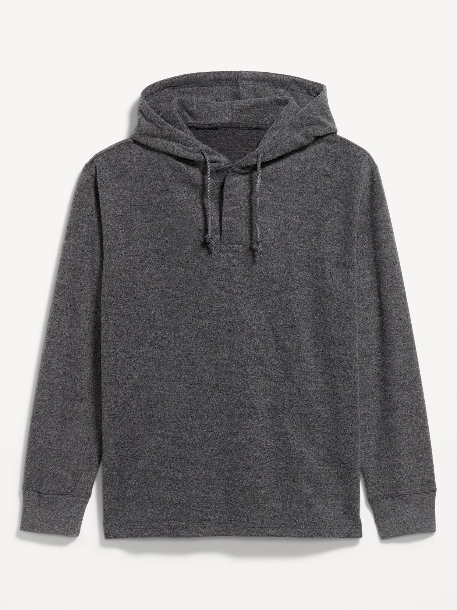 Plush Rugby Pullover Hoodie