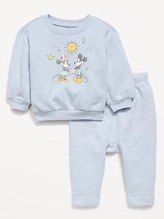 Disney© Crew-Neck Sweatshirt and Sweatpants Set for Baby