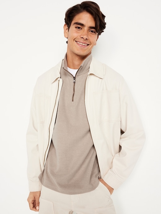 Image number 3 showing, Quarter-Zip Fleece Pullover