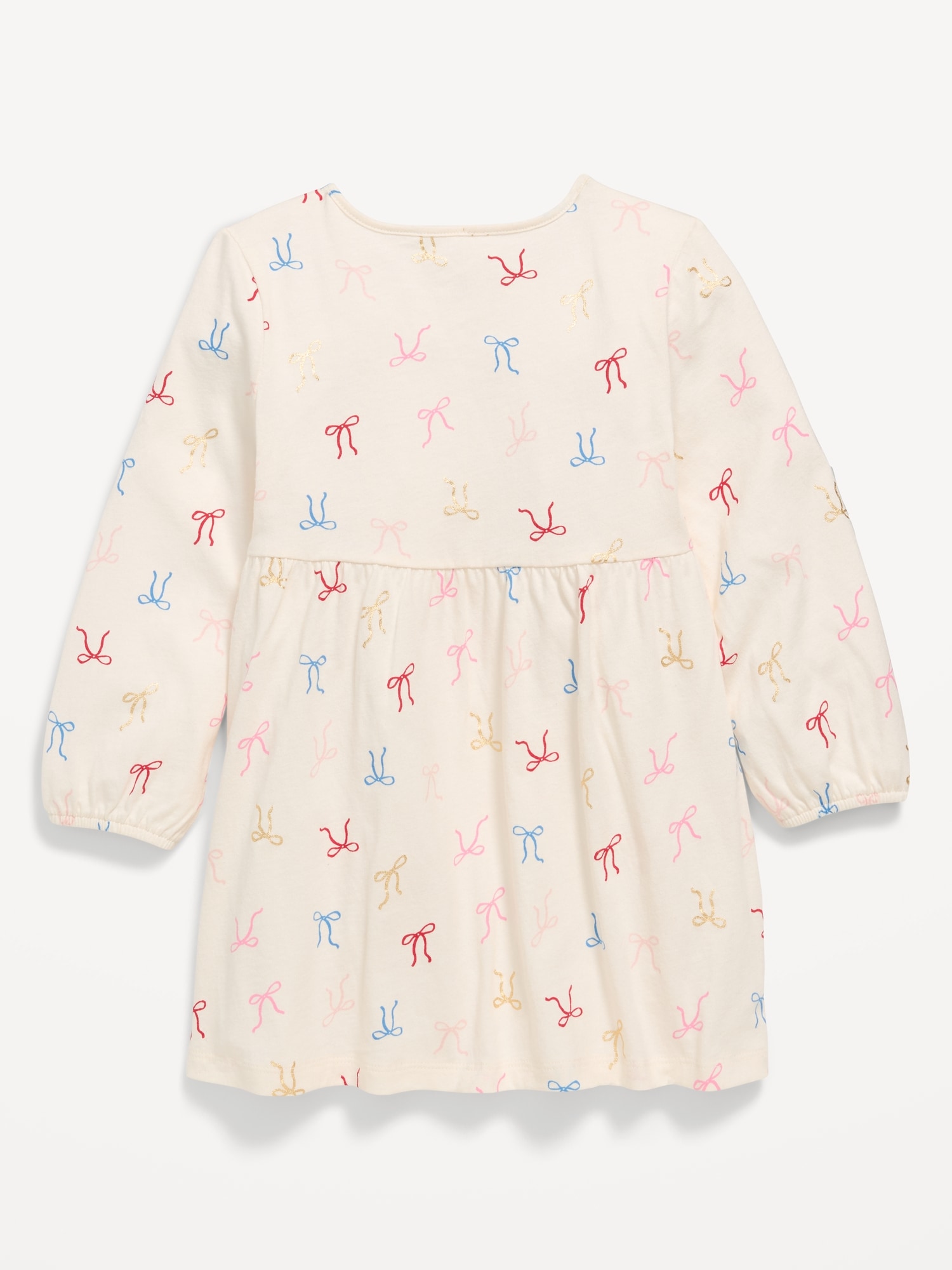Printed Long-Sleeve Dress for Toddler Girls