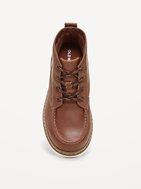 Image number 2 showing, Faux-Leather Lace-Up Boots for Boys