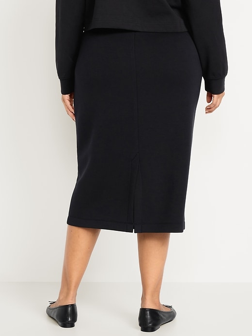 Image number 7 showing, Extra High-Waisted Bounce Fleece Midi Skirt