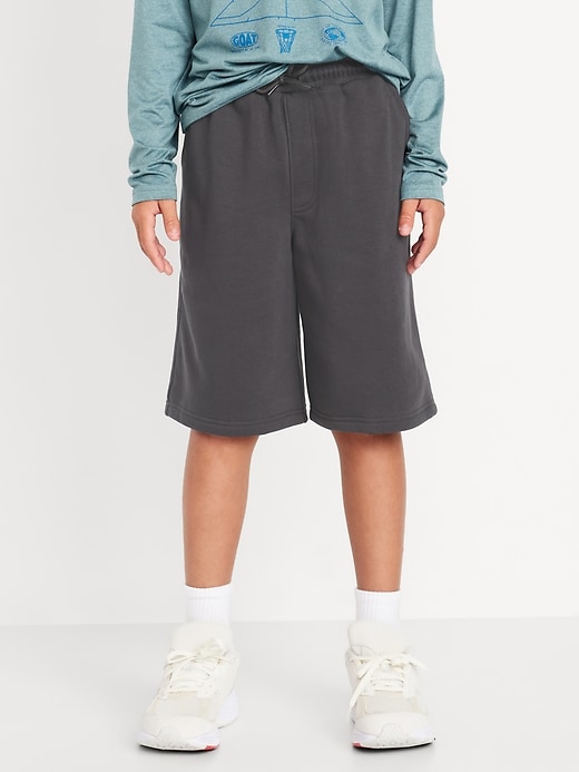 Image number 1 showing, Below Knee Baggy Fleece Shorts for Boys