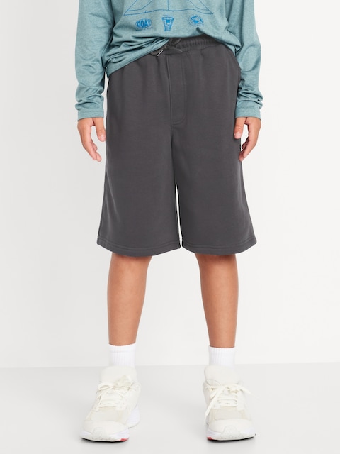 Below Knee Baggy Fleece Shorts for Boys - Panther