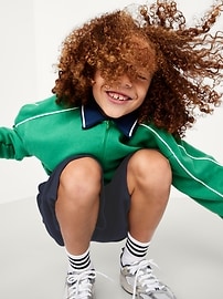 Image number 3 showing, Below Knee Baggy Fleece Shorts for Boys