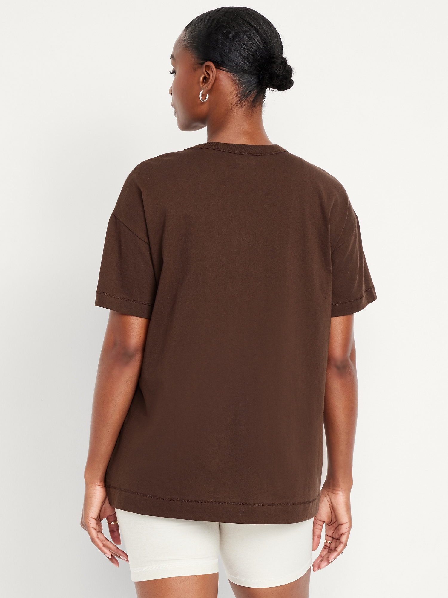 salsation Tshirt with split ダークブラウン salsation Tshirt with split ダークブラウン salsation Tshirt with