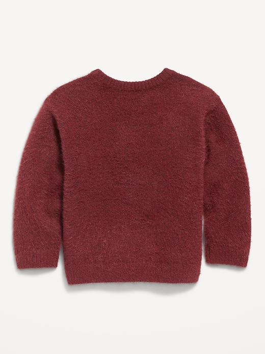 Image number 3 showing, SoSoft Oversized Holiday Graphic Sweater for Toddler Boys